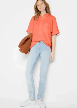 Oversize Halbarmbluse mit Leinen|bonprix Best