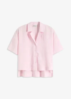 bonprix Nachhaltigere Materialien|Blusen & Tuniken|Oversize Hemdbluse kristallrosa