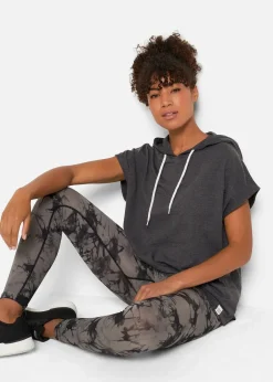 bonprix Bekleidung·Sweat|Bekleidung·Blusen & Tuniken|Oversize Hoodie anthrazit meliert