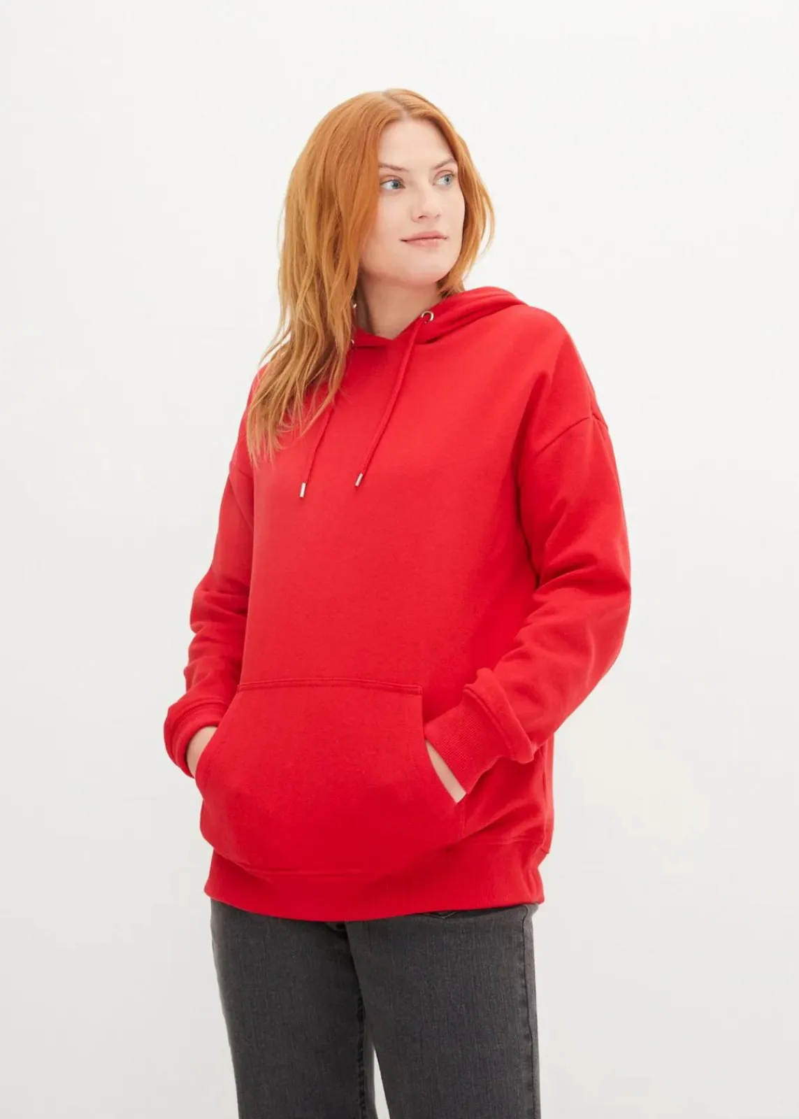 bonprix Sweat|Basics|Oversize Hoodie rot
