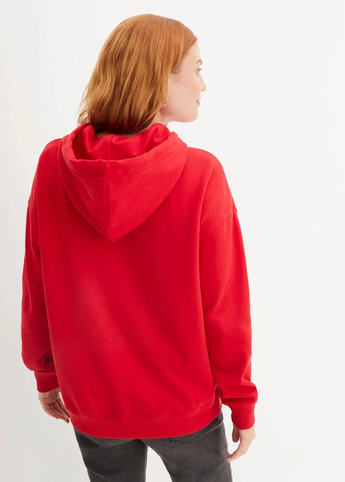 bonprix Sweat|Basics|Oversize Hoodie rot