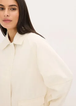 bonprix Jacken & Mäntel|Bekleidung·Hosen|Oversize Jacke natur