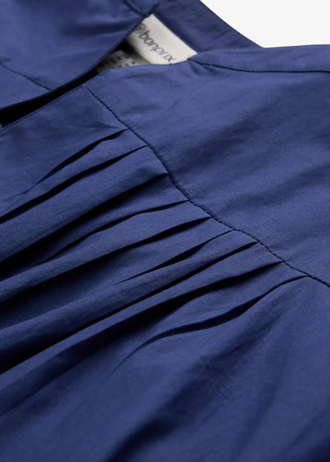 bonprix Kleider|Bekleidung·Pullover & Strickjacken|Oversize Kaftan-Kleid aus reiner Bio-Baumwolle tiefseeblau