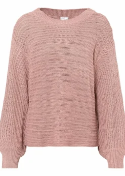 Oversize Lochstrick-Pullover|bonprix New