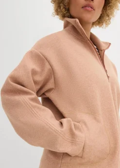 bonprix Bekleidung·Blusen & Tuniken|Zweiteiler & Sets|Oversize Pullover in Wolloptik schokosorbet meliert