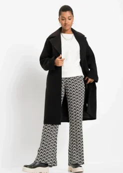 Oversize Ripp-Pullover aus Viskose-Mix|bonprix Outlet