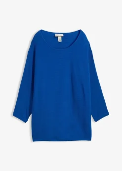 Oversize Ripp-Pullover aus Viskose-Mix|bonprix Sale