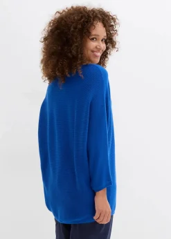 Oversize Ripp-Pullover aus Viskose-Mix|bonprix Sale