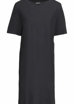 bonprix Basics|Kleider|Oversize- Shirtkleid schwarz