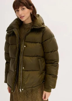 bonprix Bekleidung·Hosen|Jacken & Mäntel|Oversize Steppjacke erdoliv