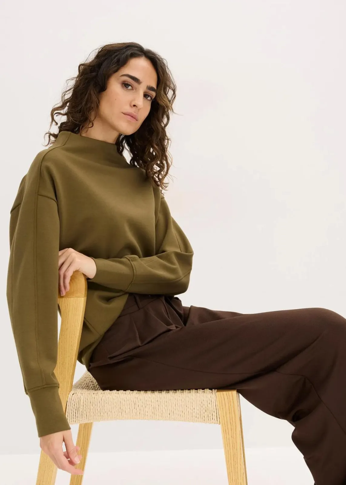 Oversize Sweatshirt aus weichem Scuba|bonprix Best