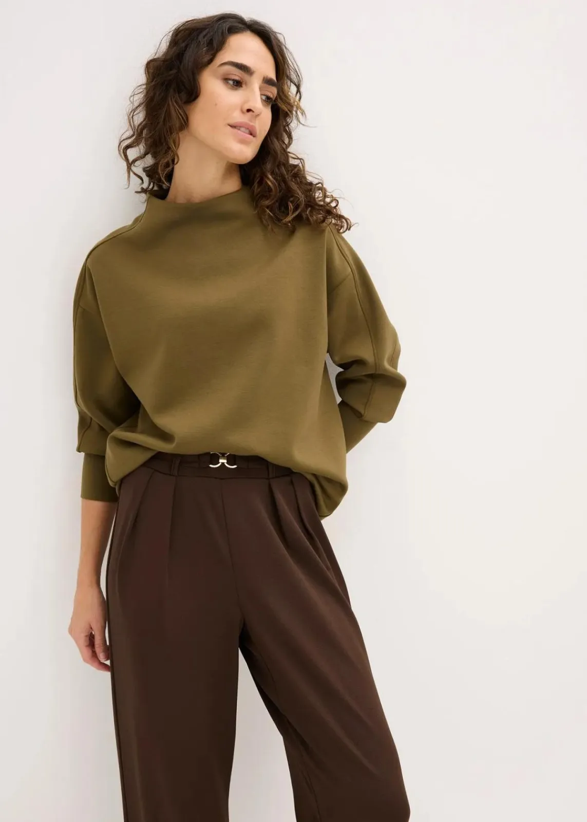 Oversize Sweatshirt aus weichem Scuba|bonprix Best