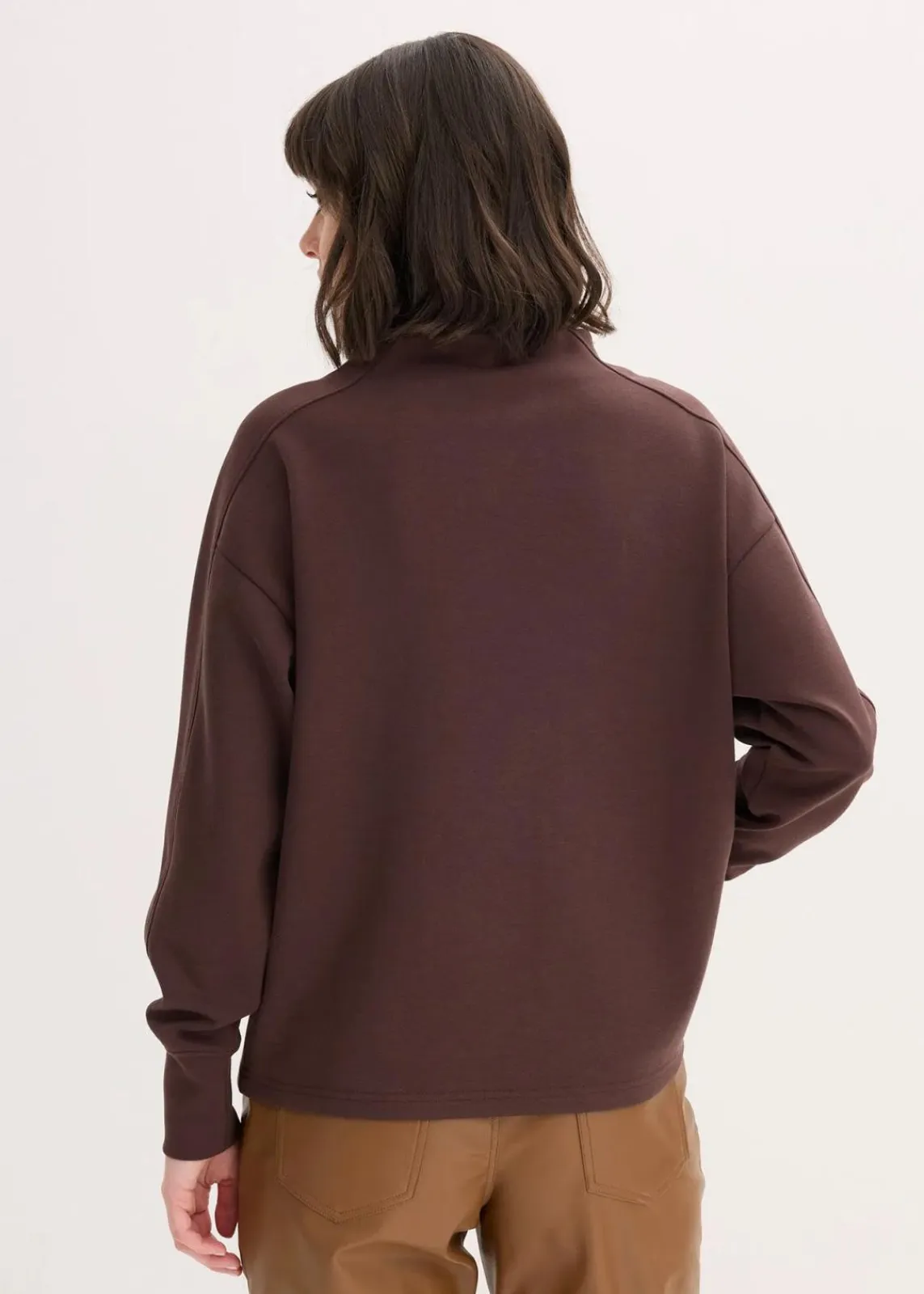 Oversize Sweatshirt aus weichem Scuba|bonprix Discount