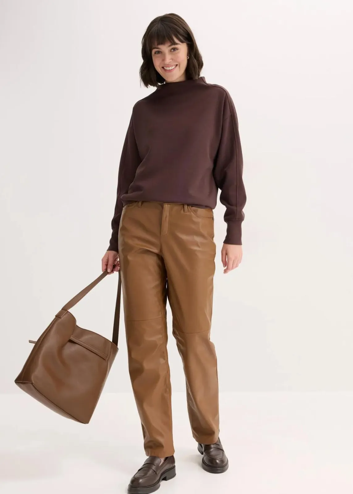 Oversize Sweatshirt aus weichem Scuba|bonprix Discount