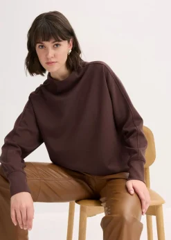 Oversize Sweatshirt aus weichem Scuba|bonprix Discount