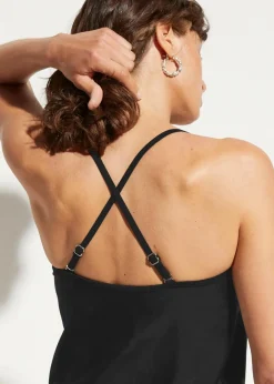 bonprix Nachhaltigere Materialien|Mix & Match|Oversize Tankini Oberteil schwarz