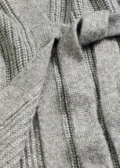 bonprix Bekleidung·Jeans|Pullover & Strickjacken|Oversize Wickelcardigan grau meliert