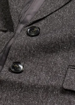 bonprix Bekleidung·Basics|Blazer|Oversize-Blazer aus feinem Viskose-Mix grau meliert meliert