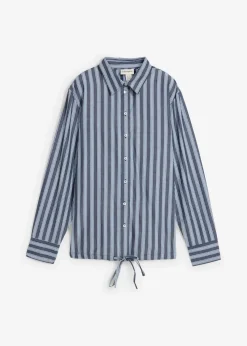 Oversize-Bluse aus reiner Baumwolle|bonprix Outlet