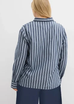 Oversize-Bluse aus reiner Baumwolle|bonprix Outlet