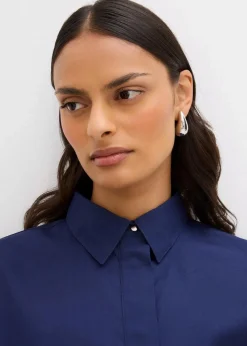 Oversize-Bluse aus reiner Baumwolle|bonprix Clearance