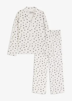 Oversized Pyjama mit Knopfleiste|bonprix Clearance