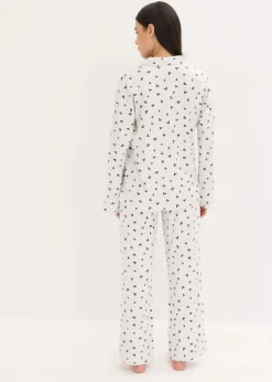 Oversized Pyjama mit Knopfleiste|bonprix Clearance