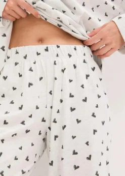 Oversized Pyjama mit Knopfleiste|bonprix Clearance
