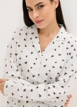 Oversized Pyjama mit Knopfleiste|bonprix Clearance
