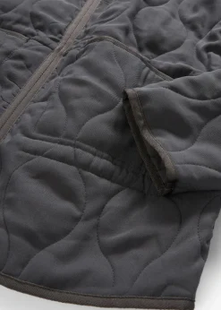 bonprix Jacken & Mäntel|Bekleidung·Hosen|Oversized Steppjacke schiefergrau washed