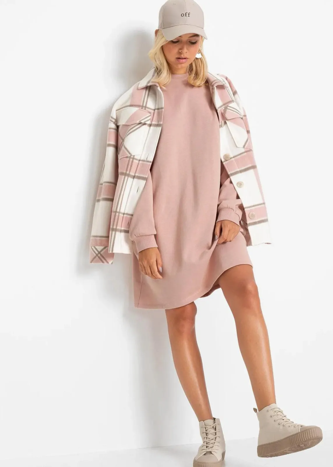 Oversized Sweatkleid|bonprix