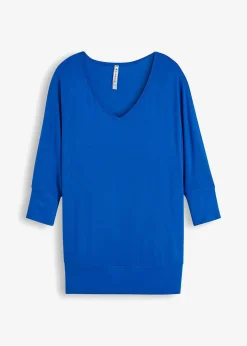 bonprix Shirts & Tops|Nachhaltigere Materialien|Oversized-Shirt aus fließender Viskose arktikblau