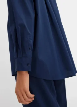 bonprix Blusen & Tuniken|Oversize-Hemd dunkelblau
