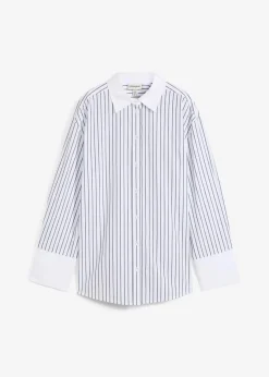 Oversize-Hemd aus reiner Baumwolle|bonprix Clearance