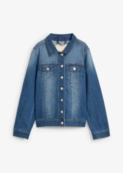 bonprix Mädchen 9-16 Jahre·Jacken & Outdoor|Oversize-Jeansjacke blau denim