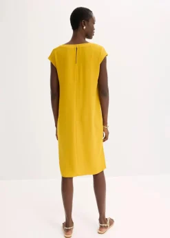 Oversize-Kleid aus strukturiertem Crêpe|bonprix Outlet