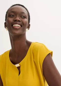 Oversize-Kleid aus strukturiertem Crêpe|bonprix Outlet