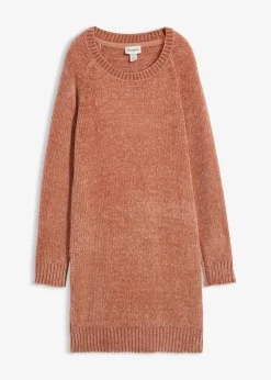 bonprix Bekleidung·Pullover & Strickjacken|Kleider|Oversize-Kleid in Strick schokosorbet
