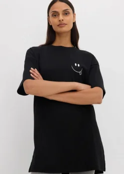 Oversize-Longshirt aus reiner Bio-Baumwolle|bonprix Online