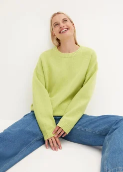 bonprix Bekleidung·Umstandsmode|Bekleidung·Jeans|Oversize-Pullover mintgrün