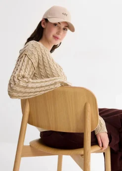 Oversize-Pullover aus reiner Baumwolle|bonprix Sale