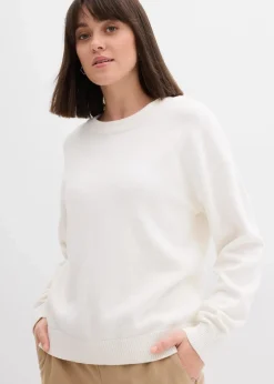 Oversize-Pullover aus reiner Baumwolle|bonprix Hot
