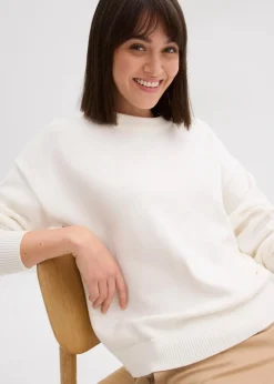 Oversize-Pullover aus reiner Baumwolle|bonprix Hot