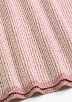 bonprix Bekleidung·Umstandsmode|Strickmode|Oversize-Pullover mit Stehkragen aschrosa meliert