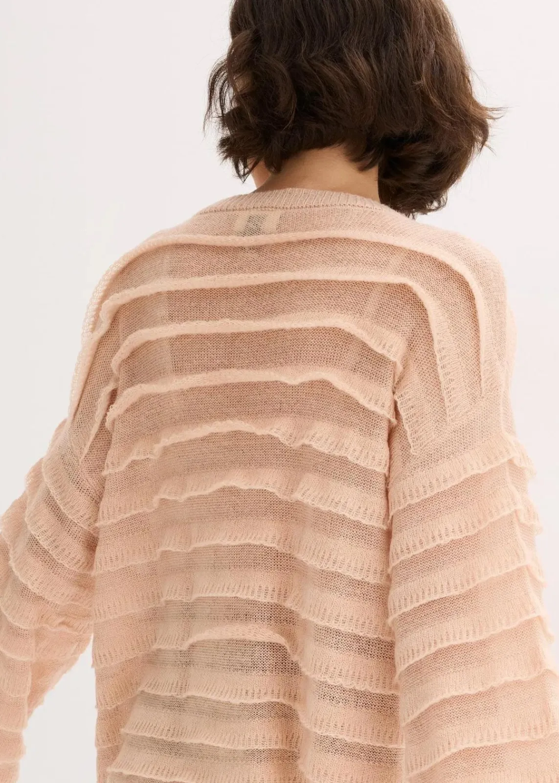 Oversize-Pullover, semi-transparent|bonprix Outlet