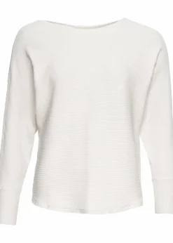 bonprix Bekleidung·Umstandsmode|Strickmode|Oversize-Ripp-Pullover cremeweiss