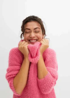 Oversize-Rollkragenpullover|bonprix Sale