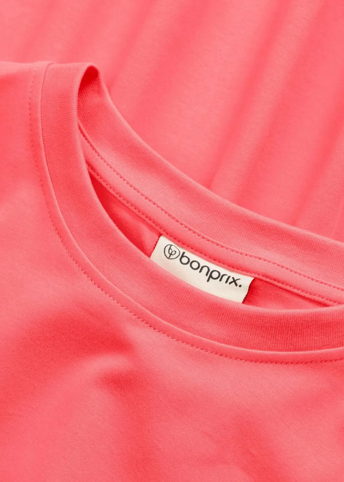 bonprix Bekleidung·Röcke|Bekleidung·Pullover & Strickjacken|Oversize-Shirtkleid aus schwerer Bio-Baumwolle helllachs