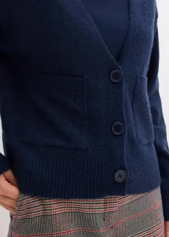 bonprix Bekleidung·Umstandsmode|Strickmode|Oversize-Strickjacke dunkelblau