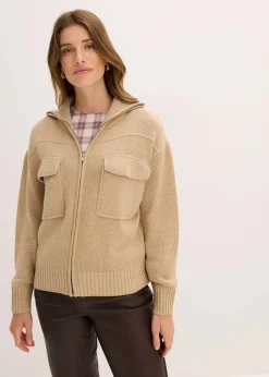 Oversize-Strickjacke|bonprix